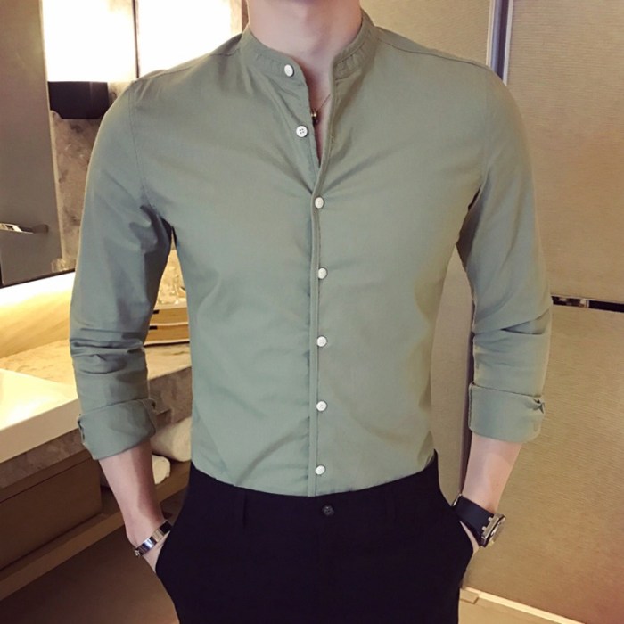 Mens big and tall dress shirt