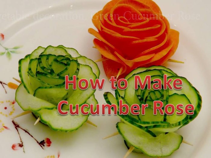 How to make vegetable decoration