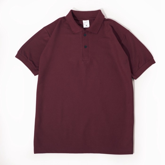 Burgundy color men's dress shirt