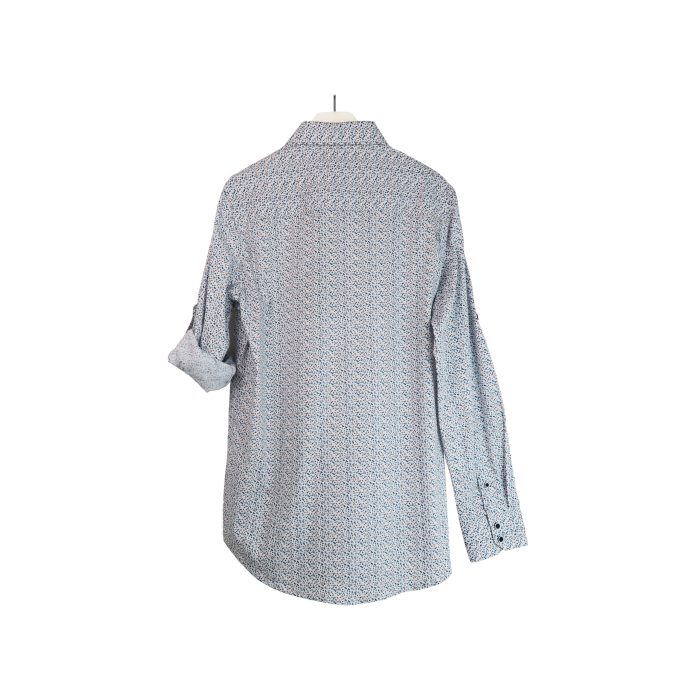 Mens ruffled dress shirt