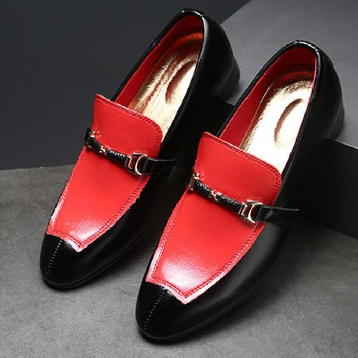 Red loafers spike shoes prom mens dress men visit luxor boys spikes